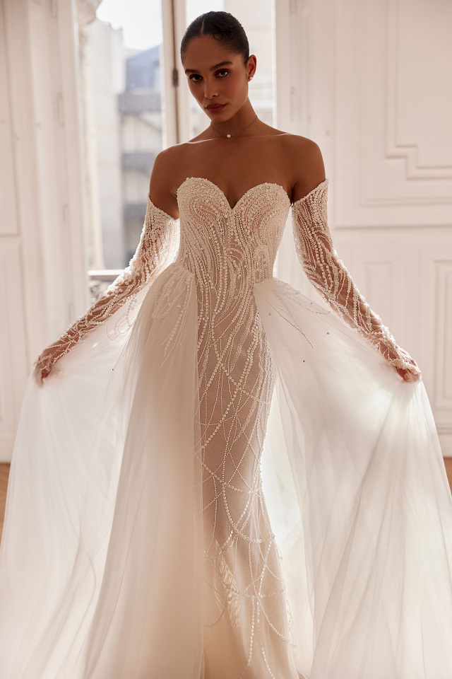 Rochie de mireasa sirena Felissi 3in1