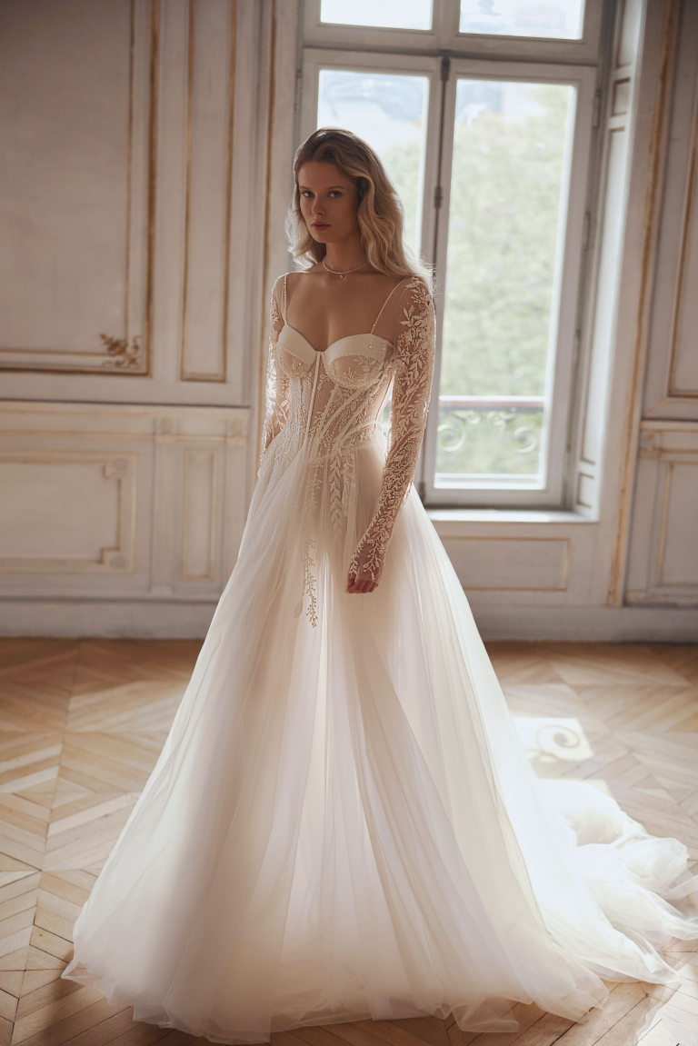 Rochie de mireasa a-line Olesandra