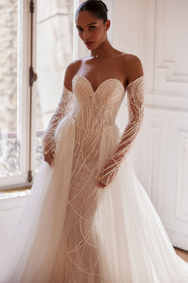 Rochie de mireasa sirena Felissi 3in1