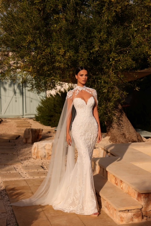 Rochie de mireasă sirenă Camille 2 in 1