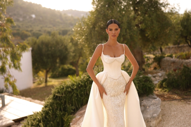 Rochie de mireasă sirenă Camille 2 in 1