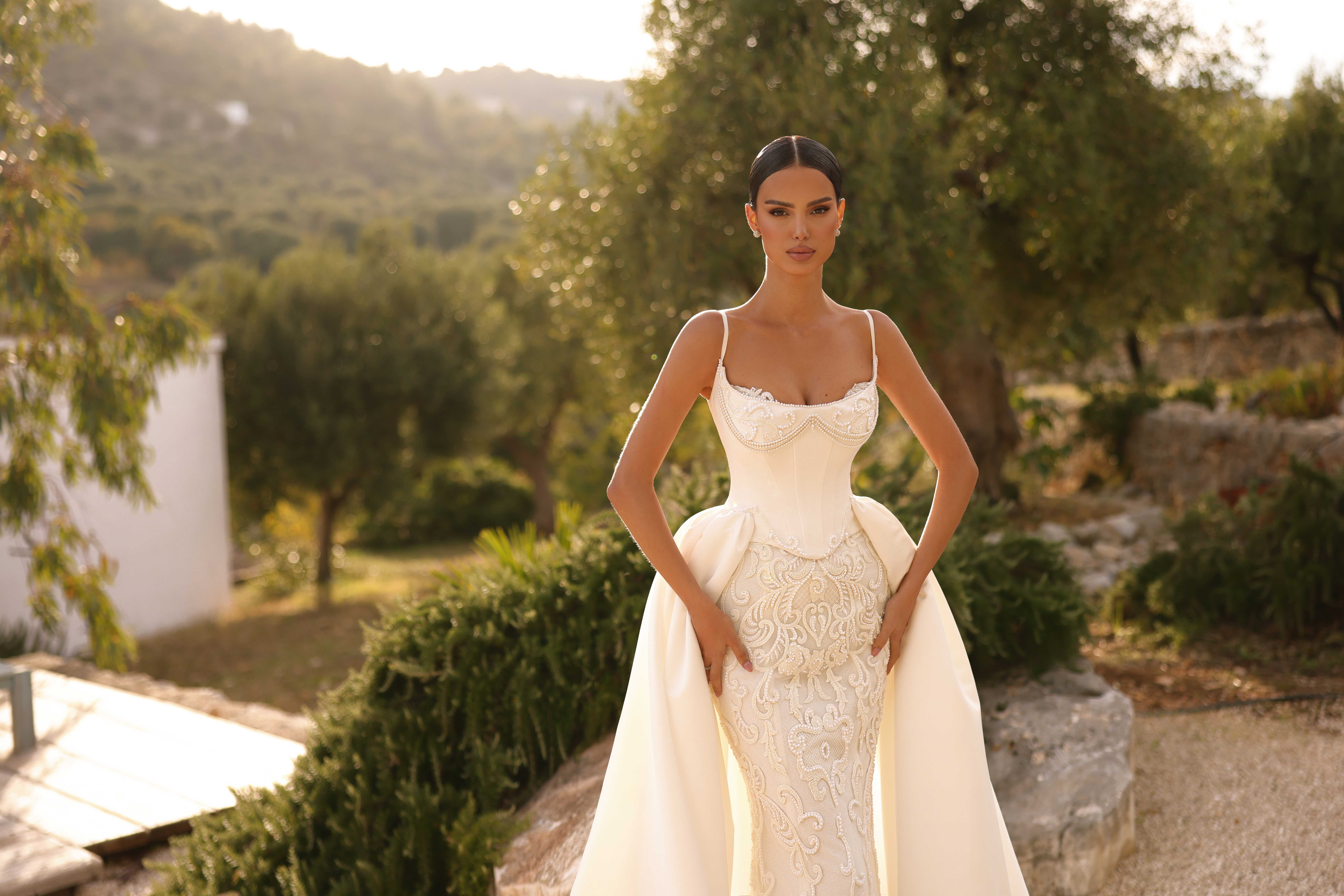 Rochie de mireasă sirenă Camille 2 in 1