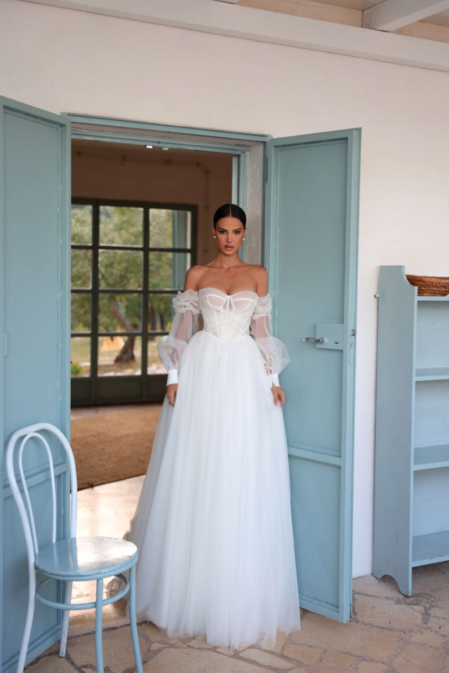 Rochie de mireasă a-line Claire 2in 1