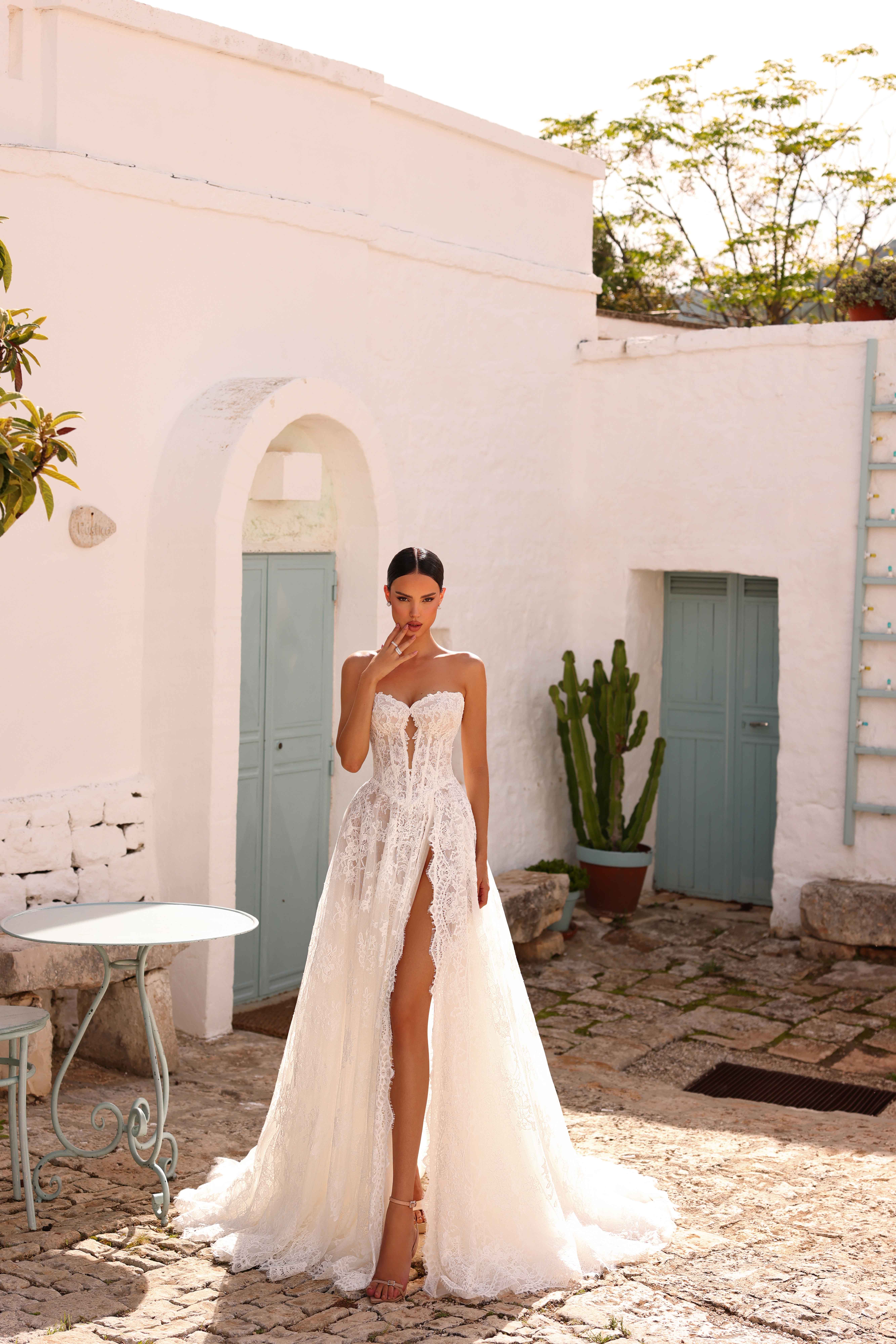 Rochie de mireasă a-line Heidy 2 in 1