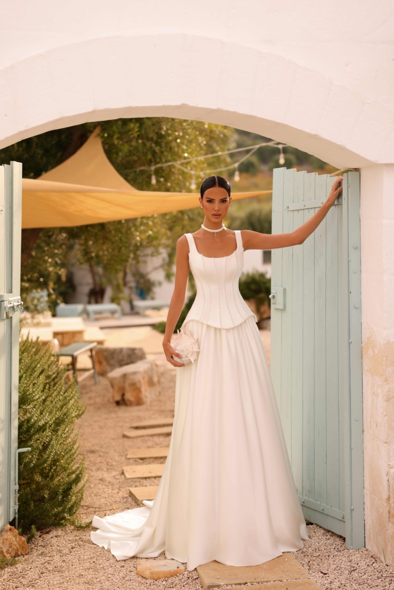 Rochie de mireasă a-line Lola 2 in 1