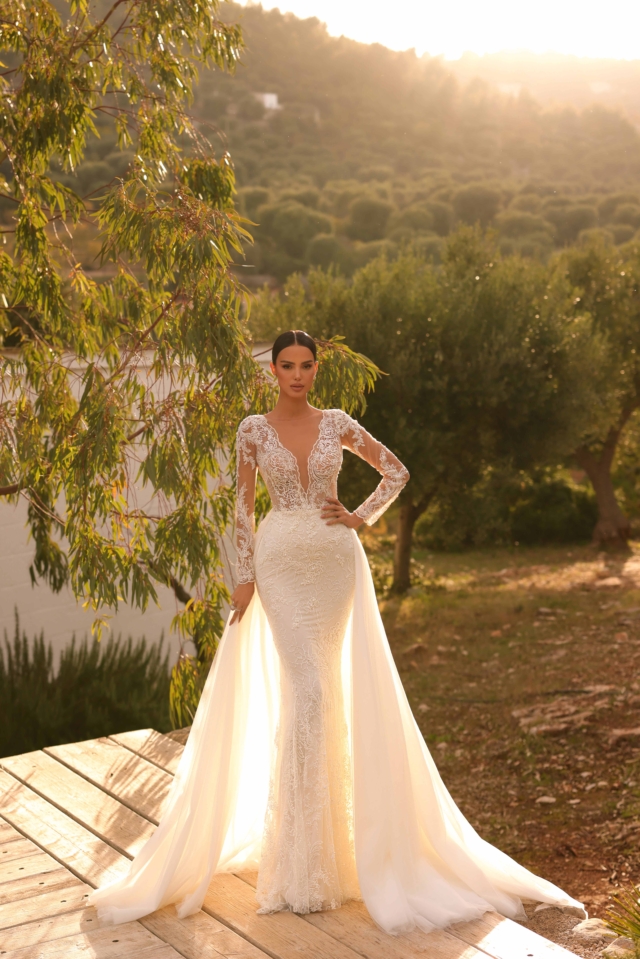 Rochie de mireasă sirenă Melby 2 in 1