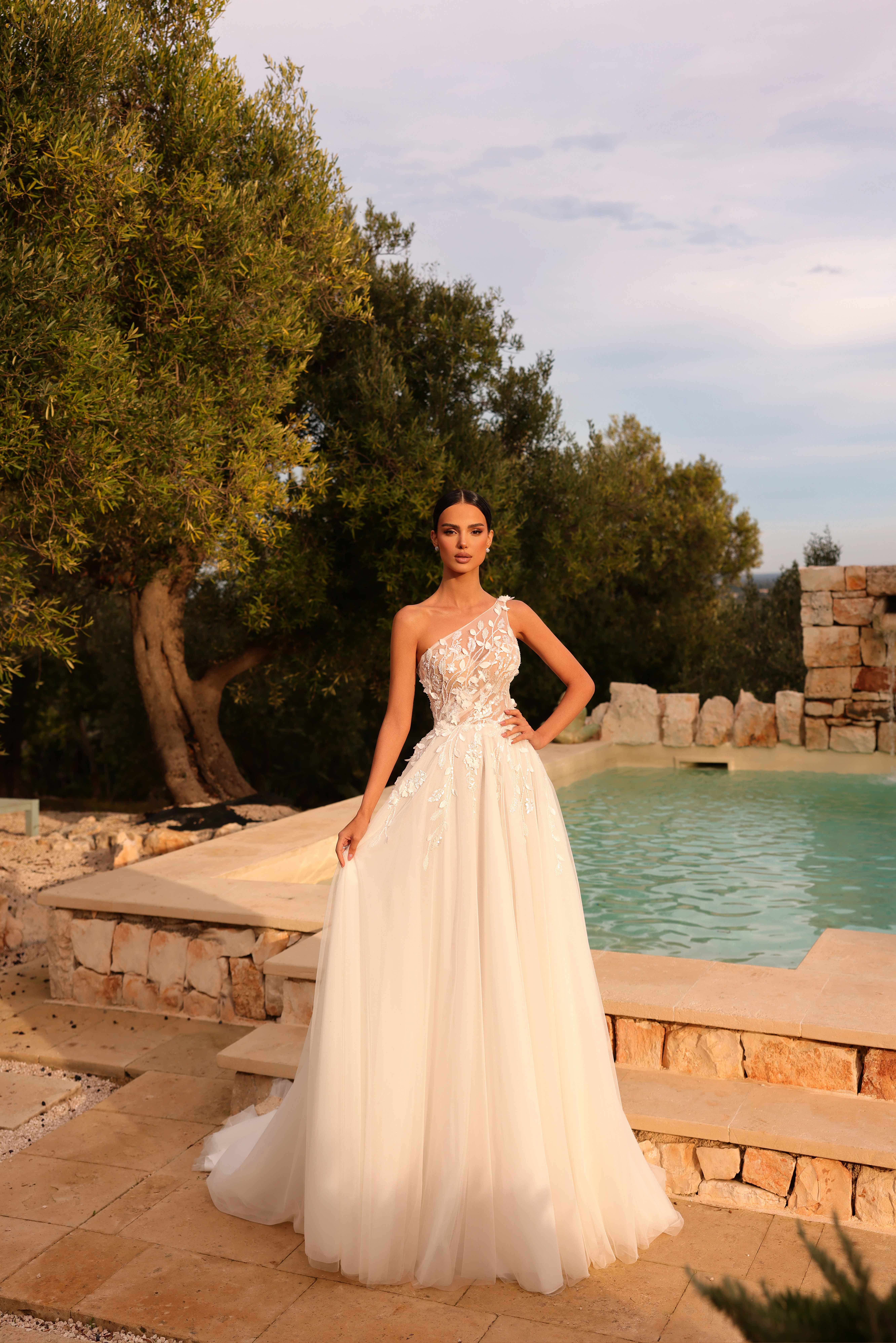 Rochie de mireasă a-line Niki