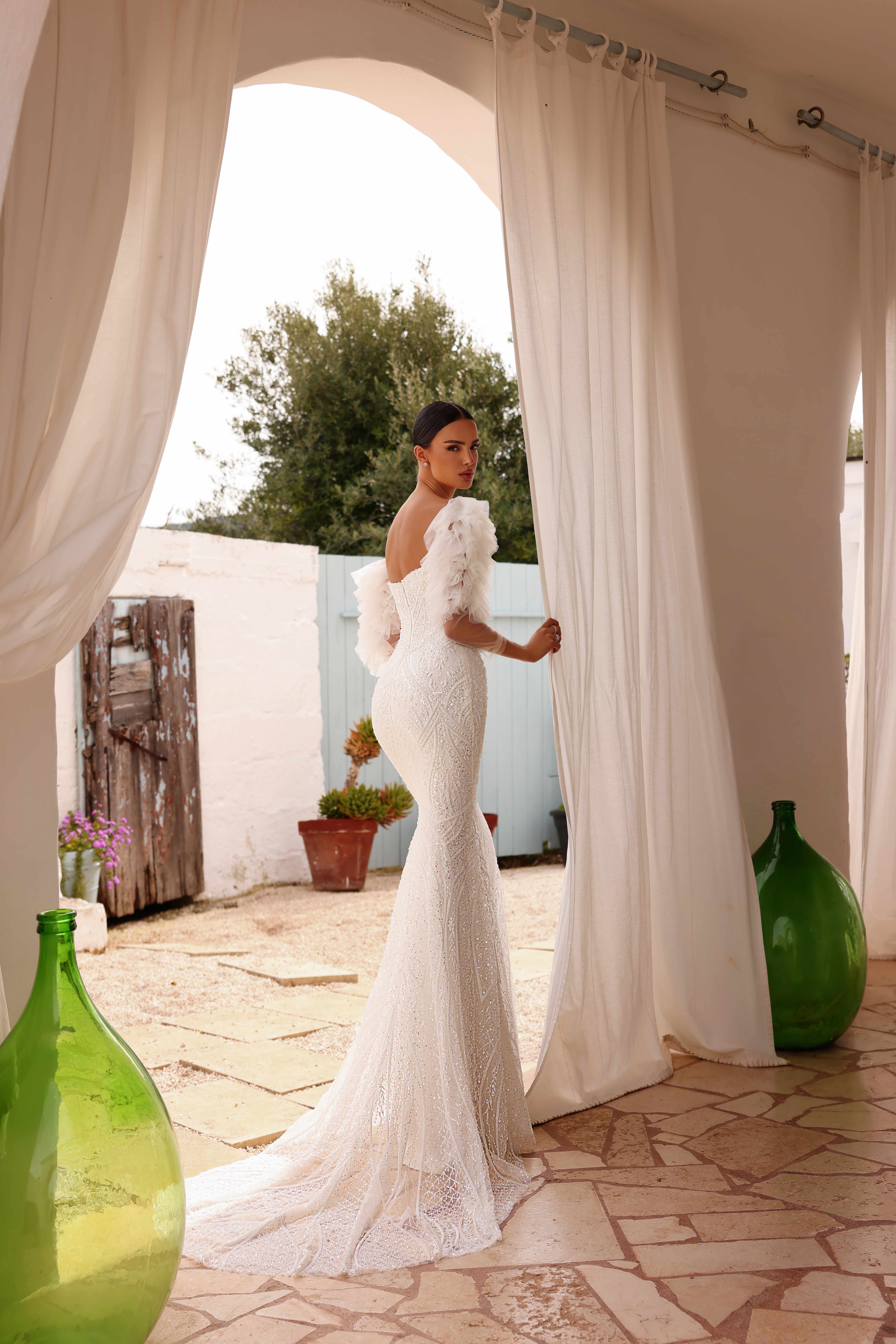 Rochie de mireasă sirenă Rachel 2 in 1