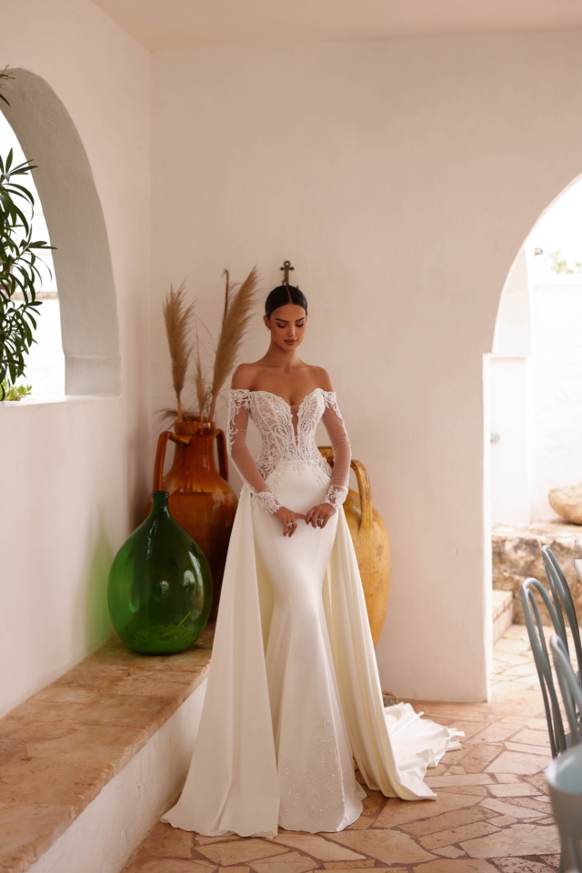 Rochie de mireasă sirenă Rossy 2in1