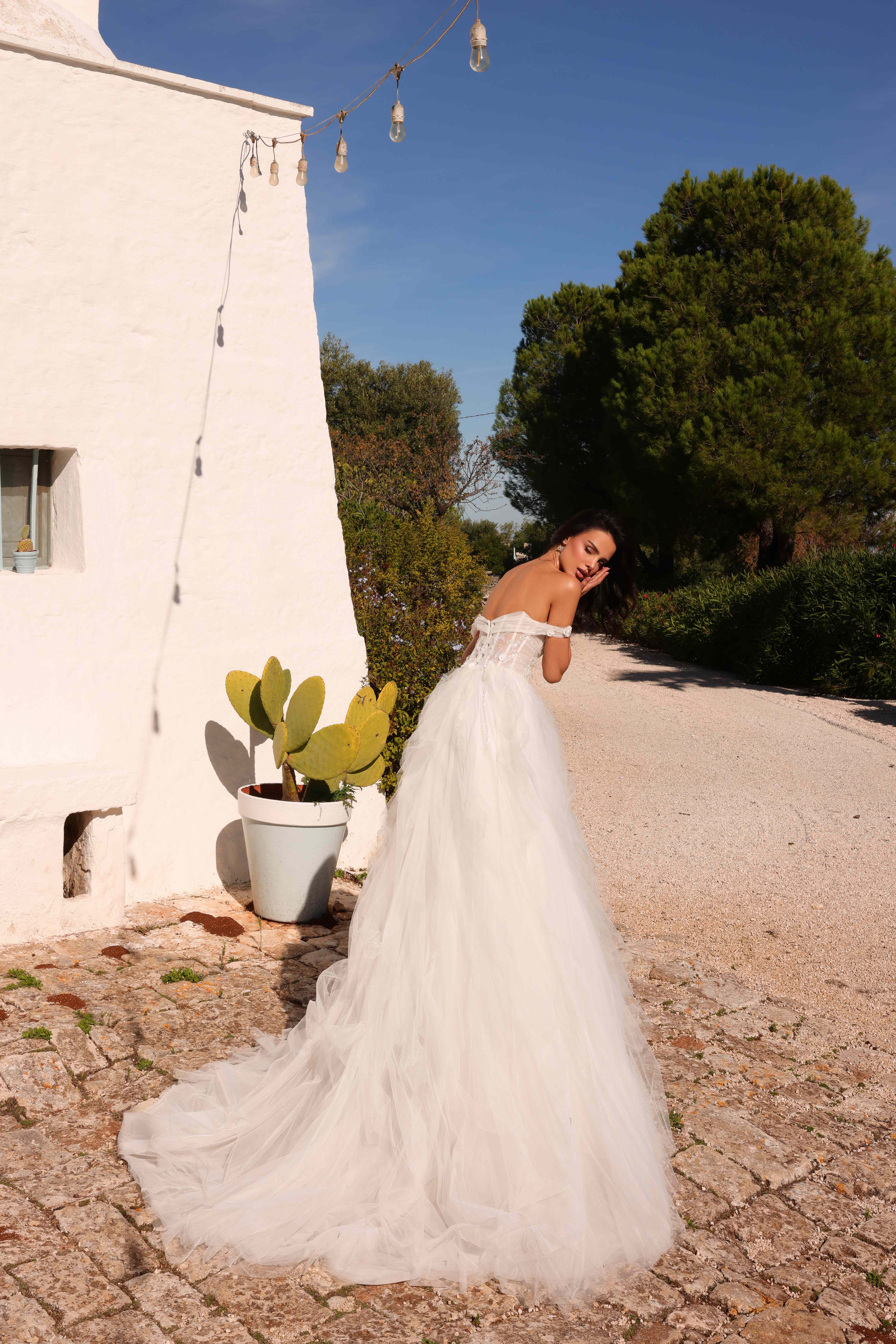 Rochie de mireasă a-line Ruth 2in1