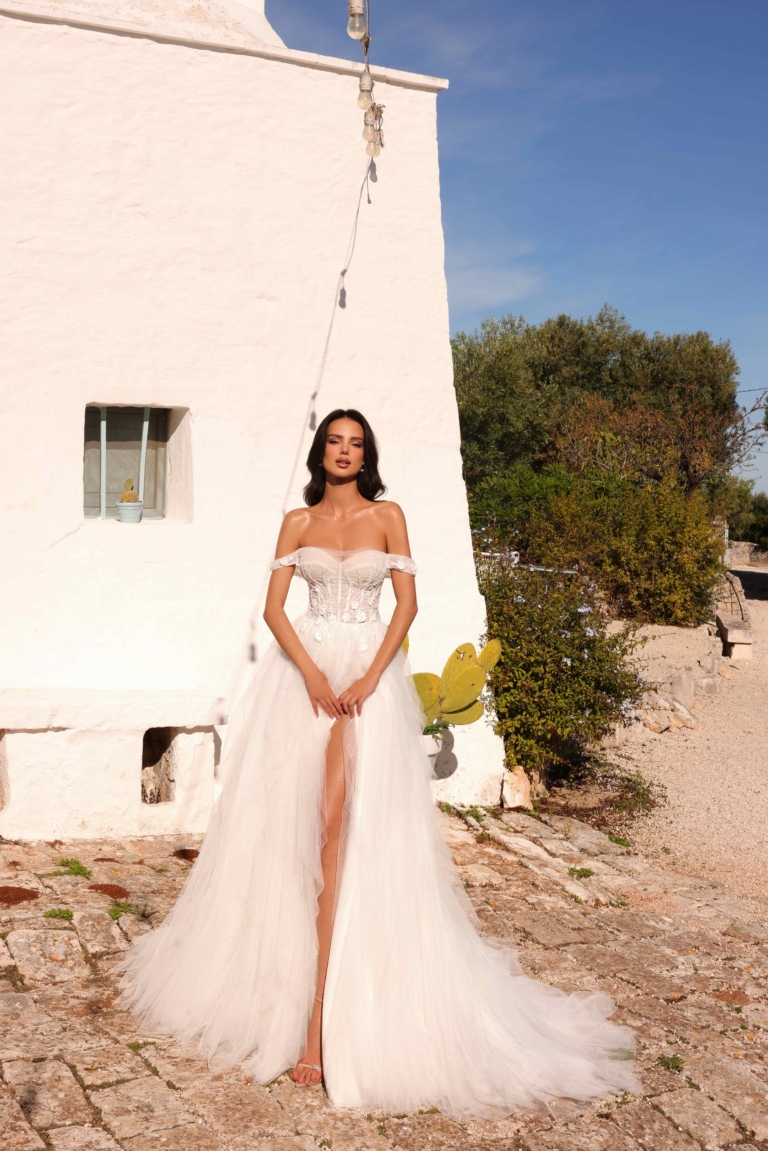 Rochie de mireasă a-line Ruth 2in1