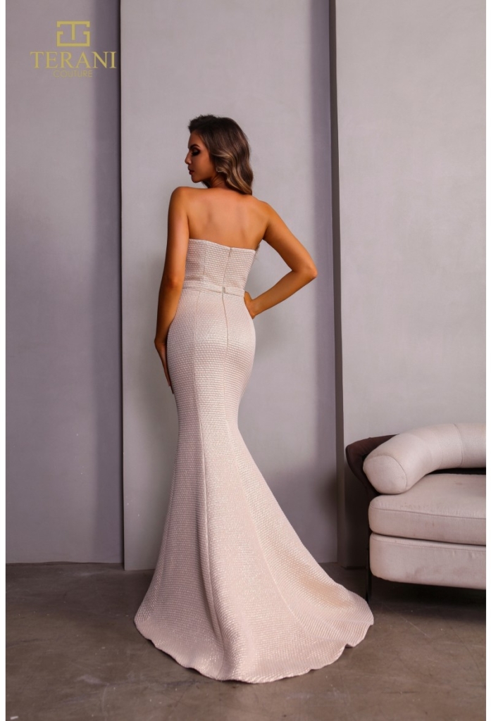 Rochie eveniment model e4276 champagne