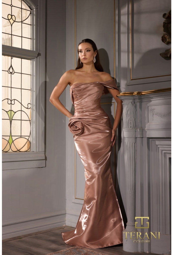 Rochie eveniment model e5162 champagne