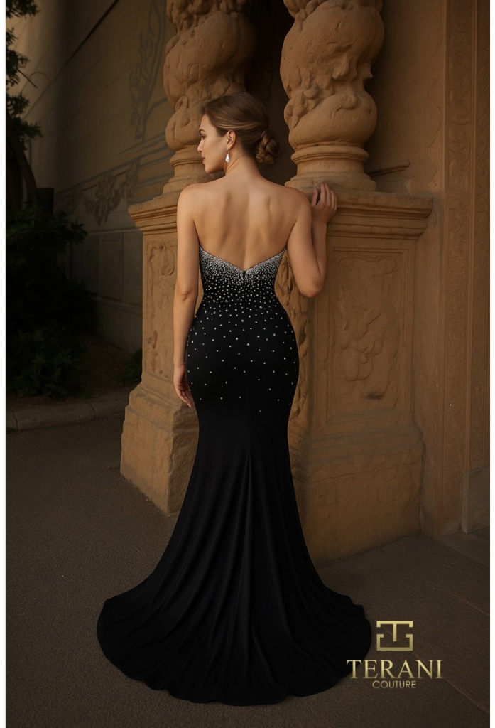 Rochie eveniment model p6030 negru