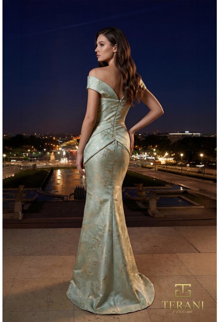 Rochie eveniment model E6252 Sage