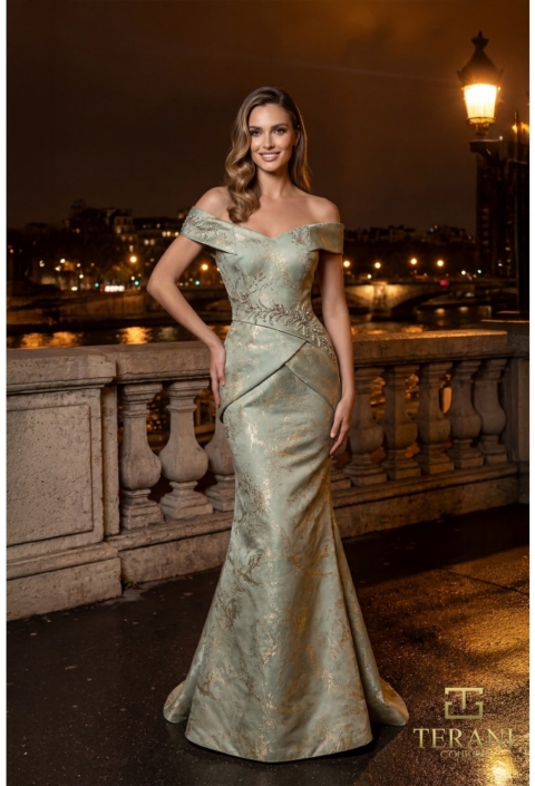 Rochie eveniment model E6252 Sage