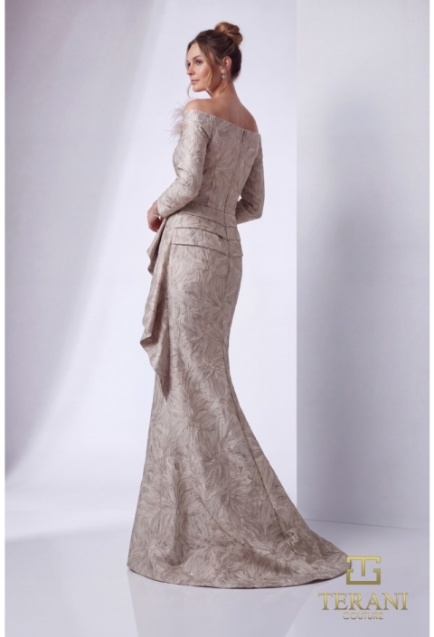 Rochie eveniment model M6448 Champagne